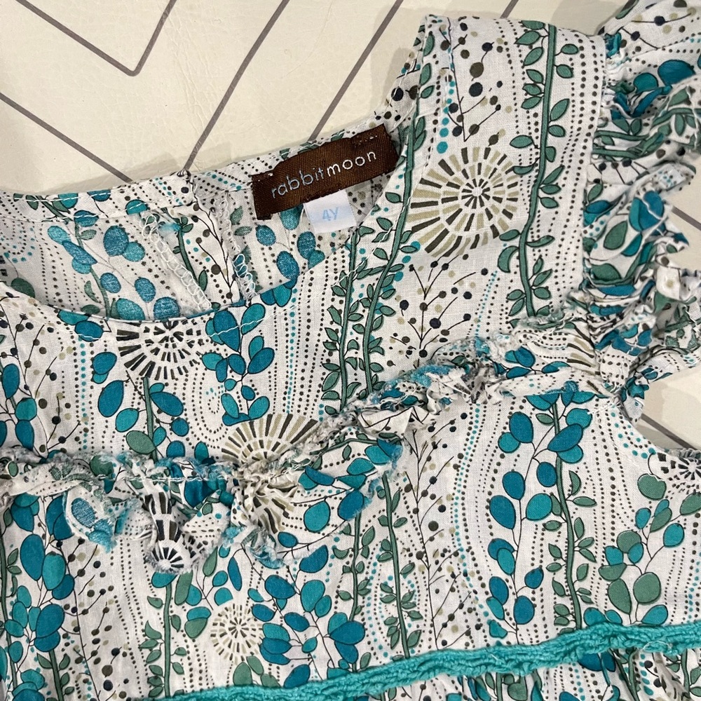 Rabbit Moon Pattern Dress - Picture 5 of 11